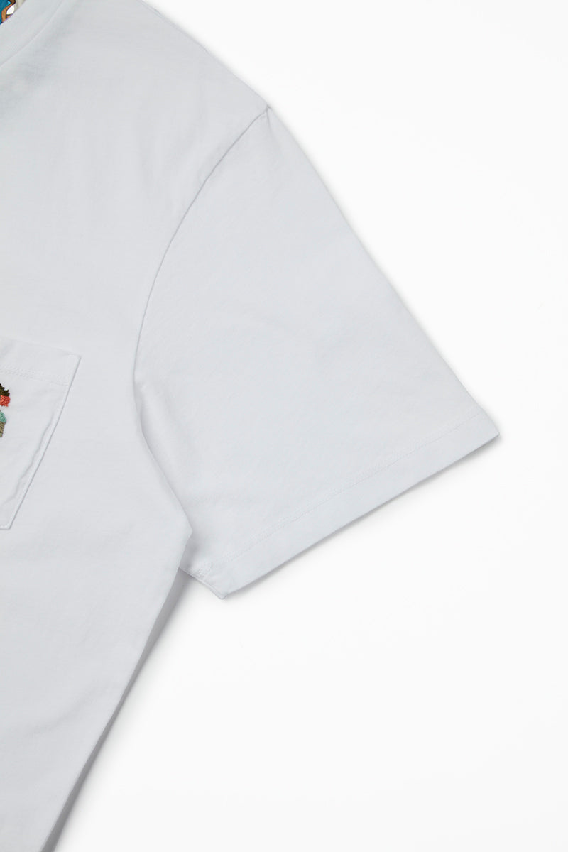 【25SS新作】Handmade Embroidery T-Shirt №074753019 / Col:BIANCO