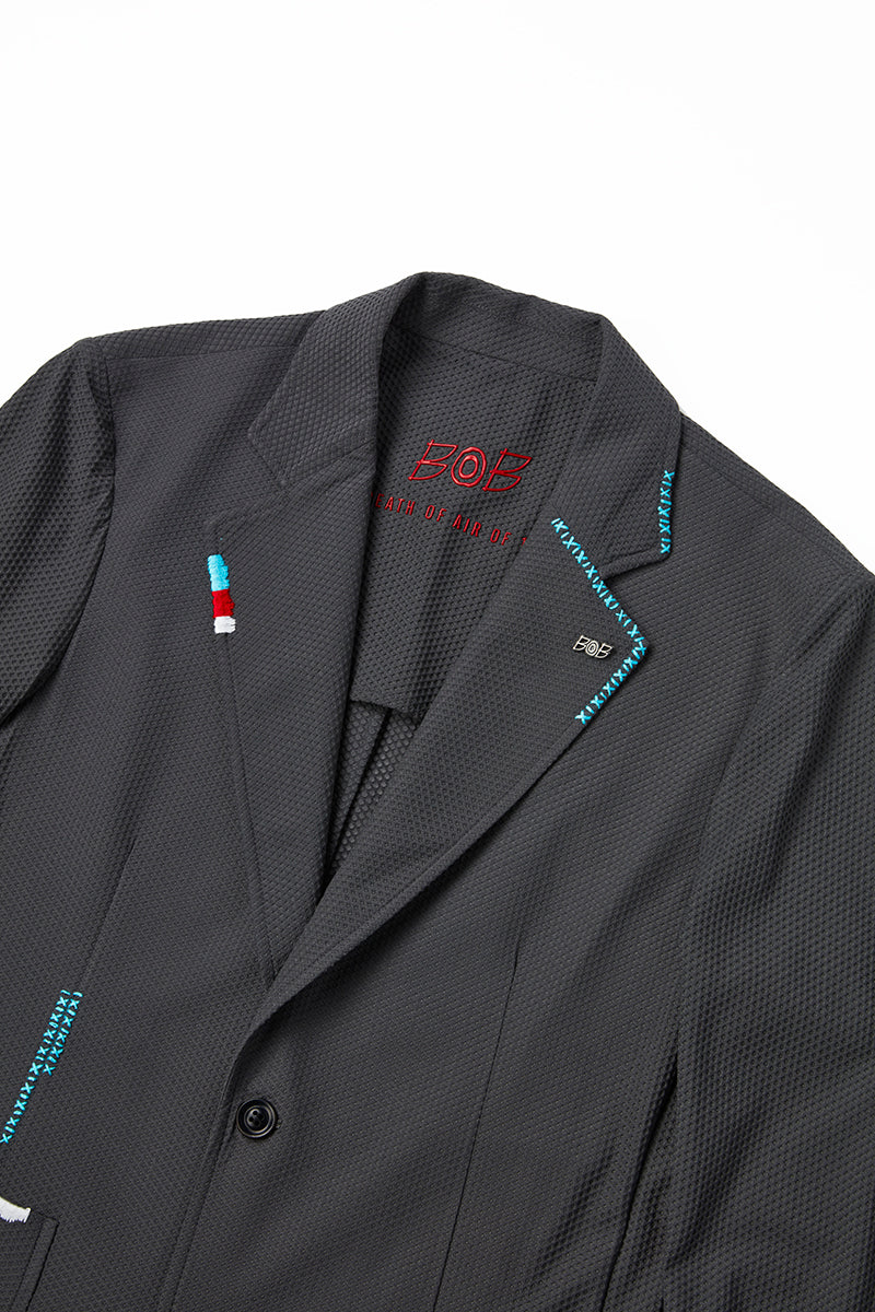 ハニカムメッシュイージージャケット / Col:ACCIAIO