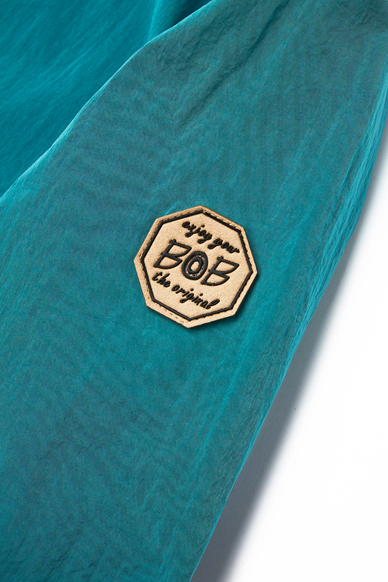 テクニカルファブリックフードブルゾン / Col:BLU ネイビー