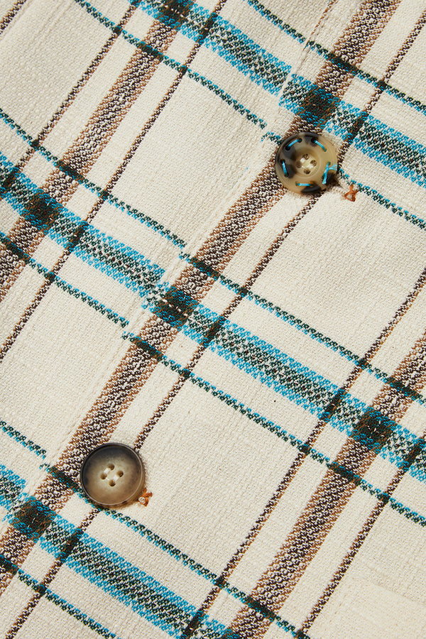 チェックパターンジャケット / Col:VAR1 グリーンチェック