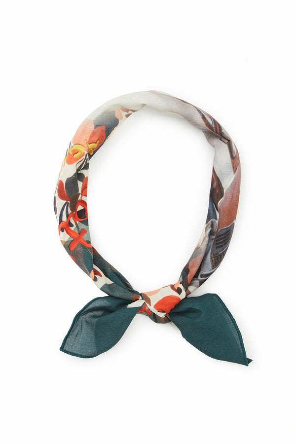 ネッカチーフ / UNICA VR355 ダークグリーン系