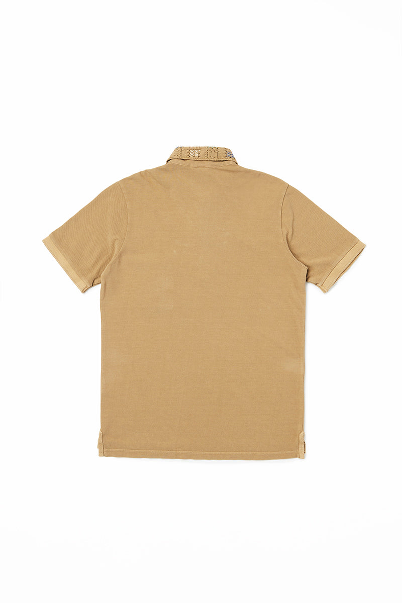 【25SS新作】Crochet Polo Shirt / CoL:CAMMELLO キャメル