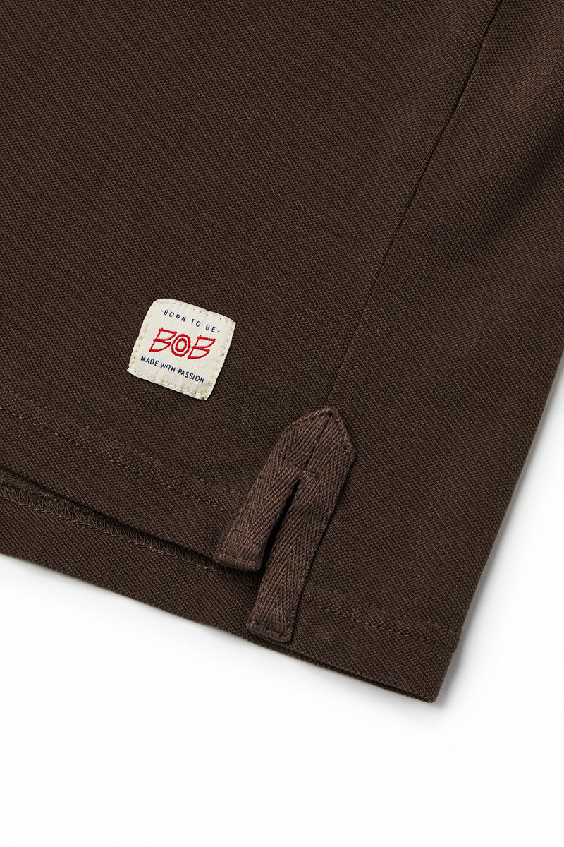 【25SS新作】Crochet Polo Shirt / CoL:MORO ブラウン系
