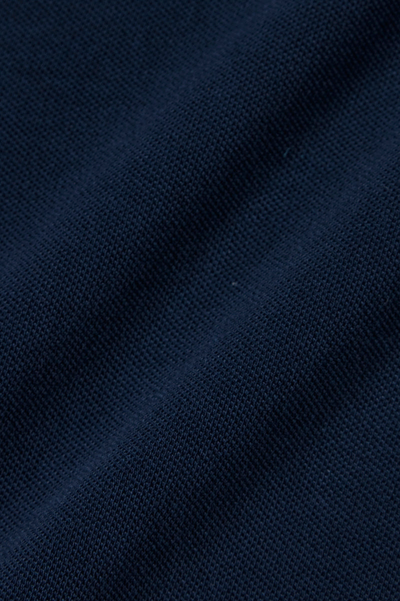 【25SS新作】Crochet Polo Shirt / CoL:NOTTE ダークネイビー