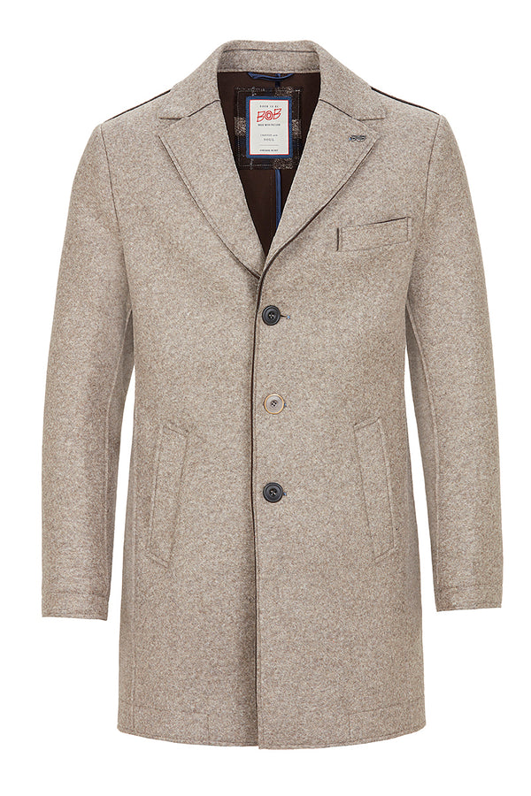 AND153 ボンディングチェスターコート / COL:RUGGINE オレンジ系