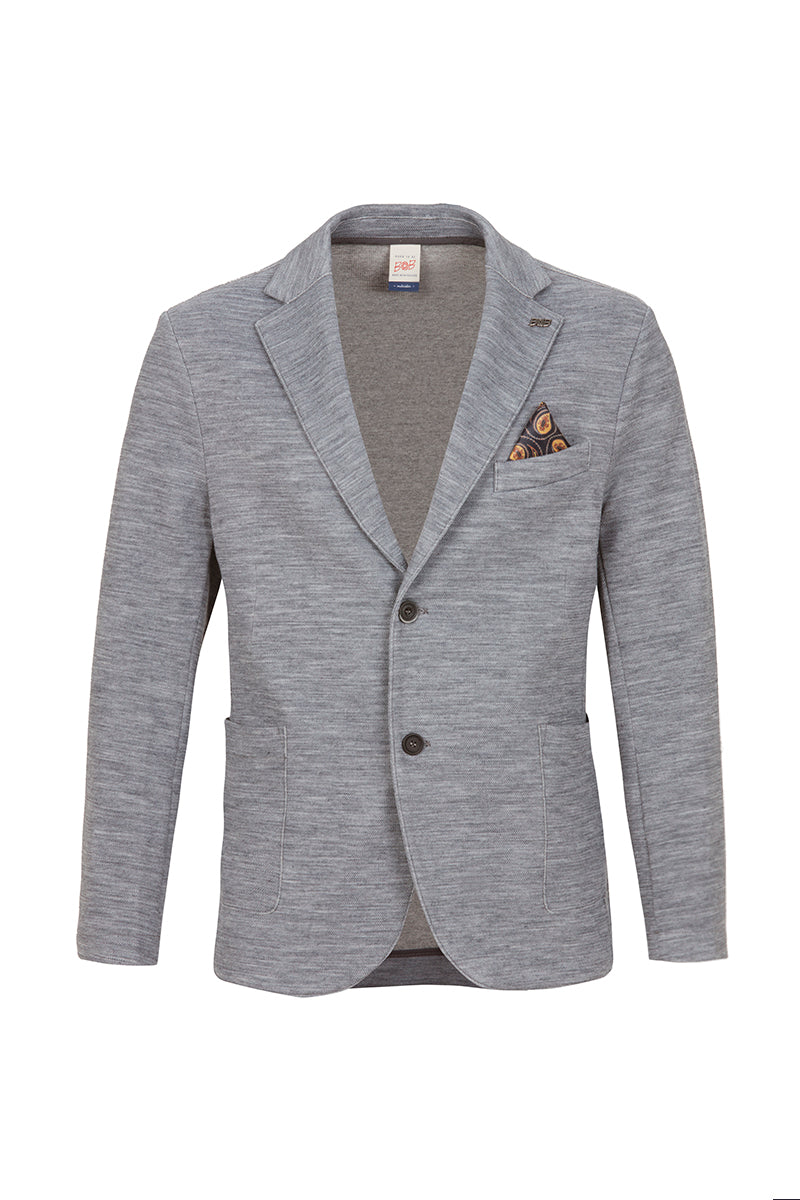 MI121 ミックスウィーブジャケット / Col:GRIGIO グレー系