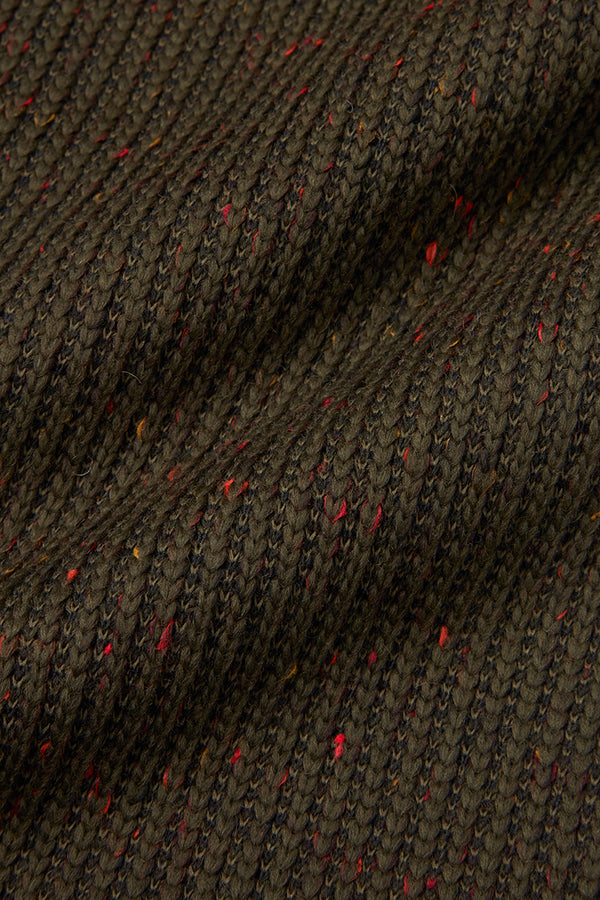 JASON132 テクスチャードジップジャケット / Col:MILITARE カーキ系