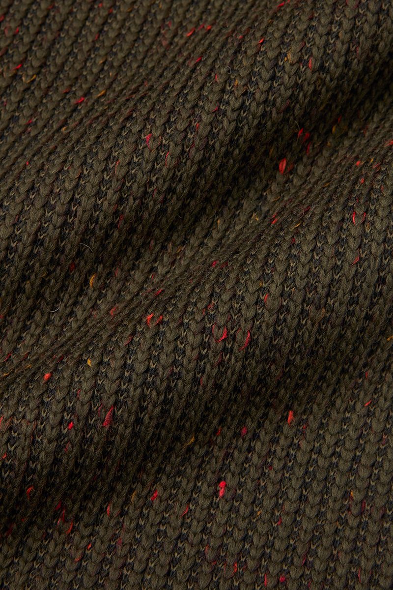 JASON132 テクスチャードジップジャケット / Col:MILITARE カーキ系