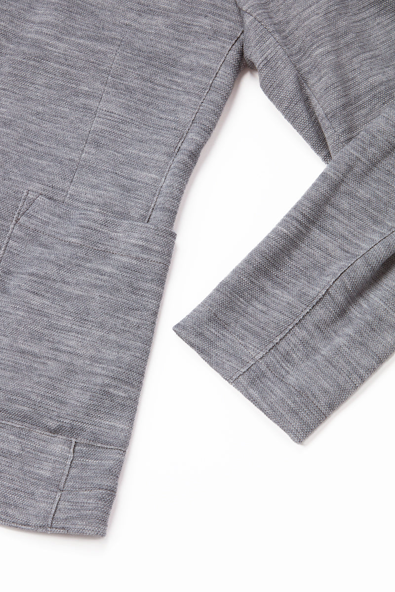 MI121 ミックスウィーブジャケット / Col:GRIGIO グレー系