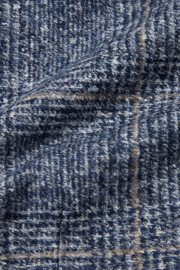 DOVER172 ポケッタブル ライトウールジャケット / Col:VAR3 ブルー系