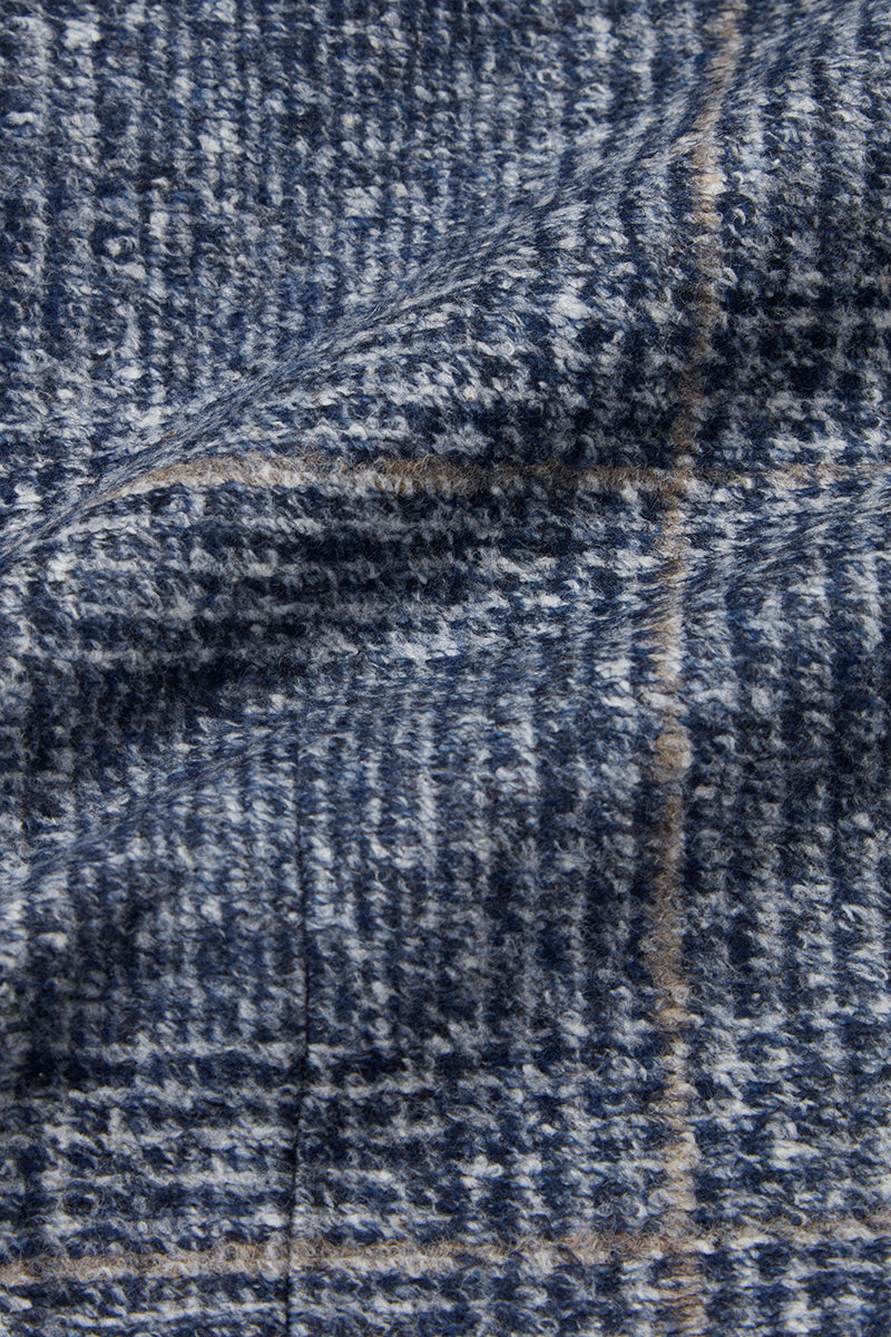 DOVER172 ポケッタブル ライトウールジャケット / Col:VAR3 ブルー系