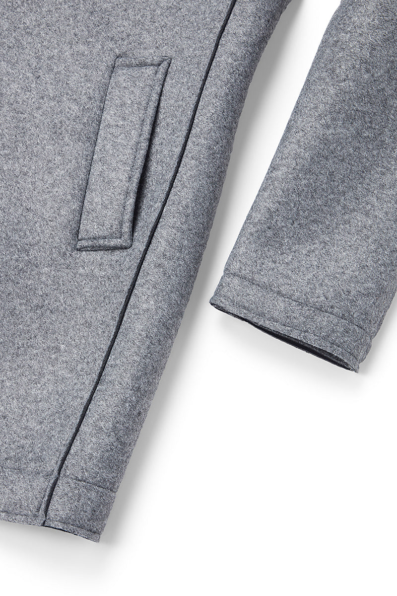 AND153 ボンディングチェスターコート / COL:CENERE グレー系