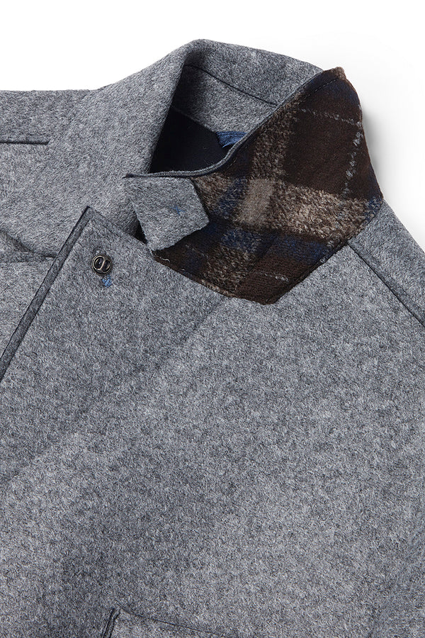 AND153 ボンディングチェスターコート / COL:CENERE グレー系