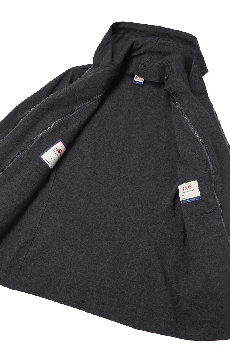 ROB114 デタッチャブルフード ライトジャケット / Col:ANTRA グレー系