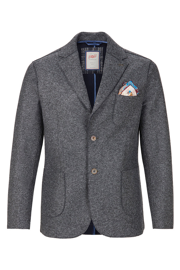 KI156 ボンディングジャケット / Col:ANTRACITE グレー系