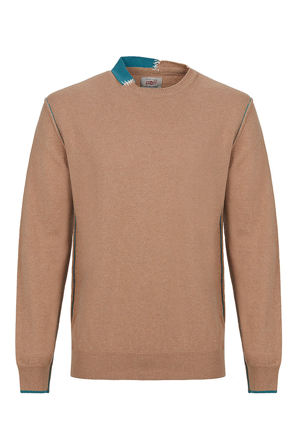 ARIC カシミヤブレンドハイゲージニット / COL:LATTE ホワイト系