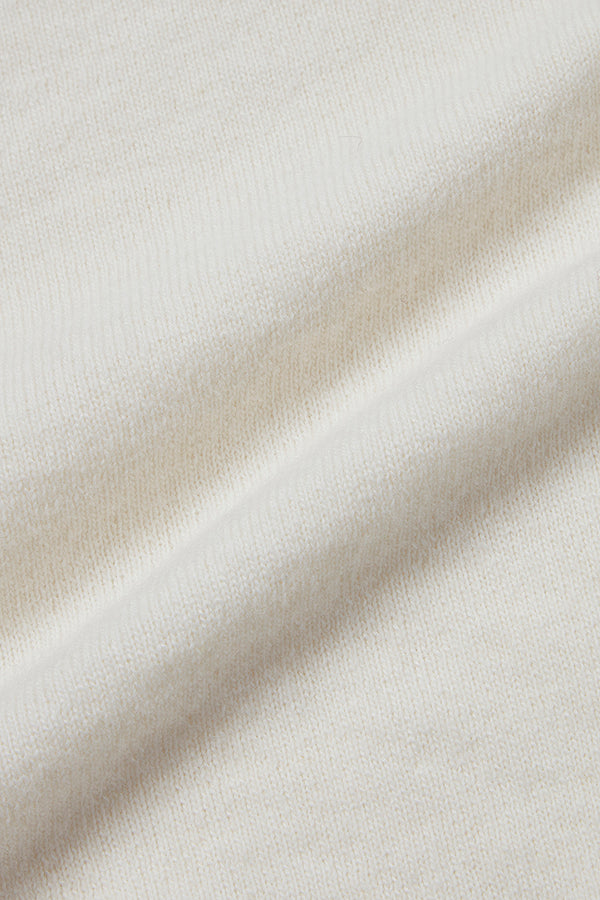 ARIC カシミヤブレンドハイゲージニット / COL:LATTE ホワイト系