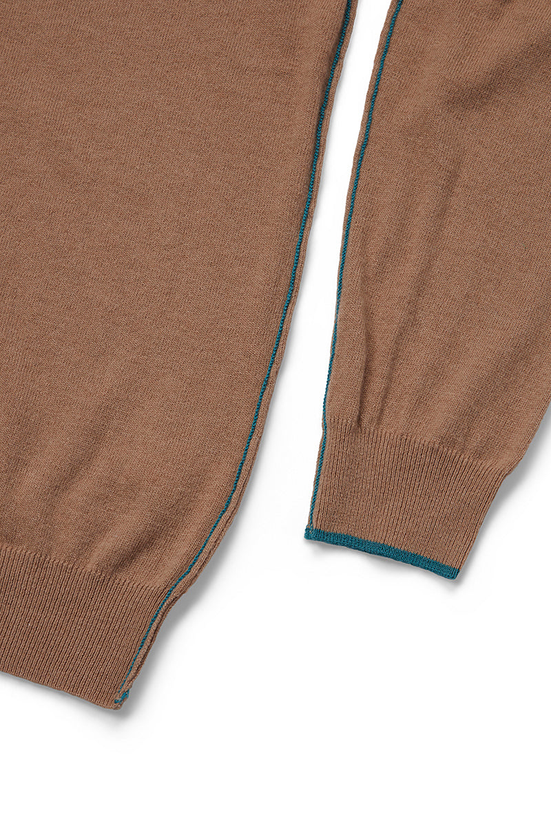 ARIC カシミヤブレンドハイゲージニット / COL:BEIGE ベージュ系