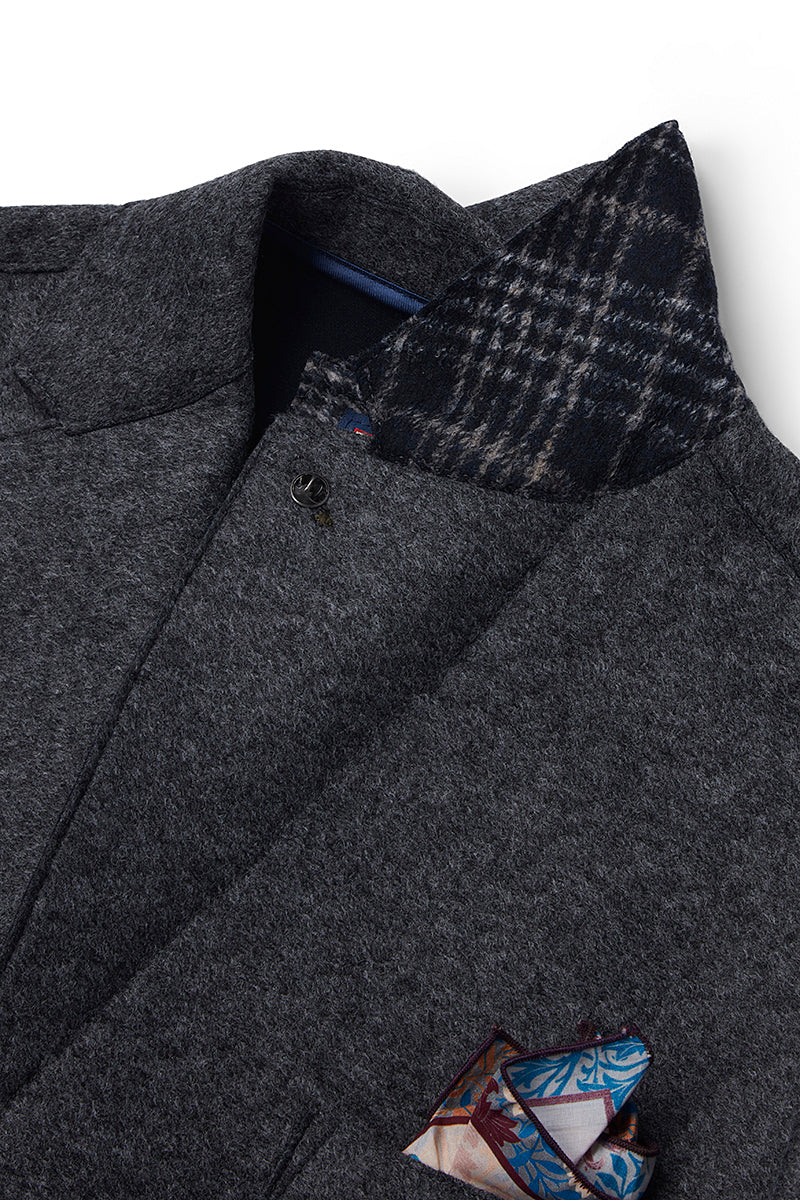 KI156 ボンディングジャケット / Col:ANTRACITE グレー系