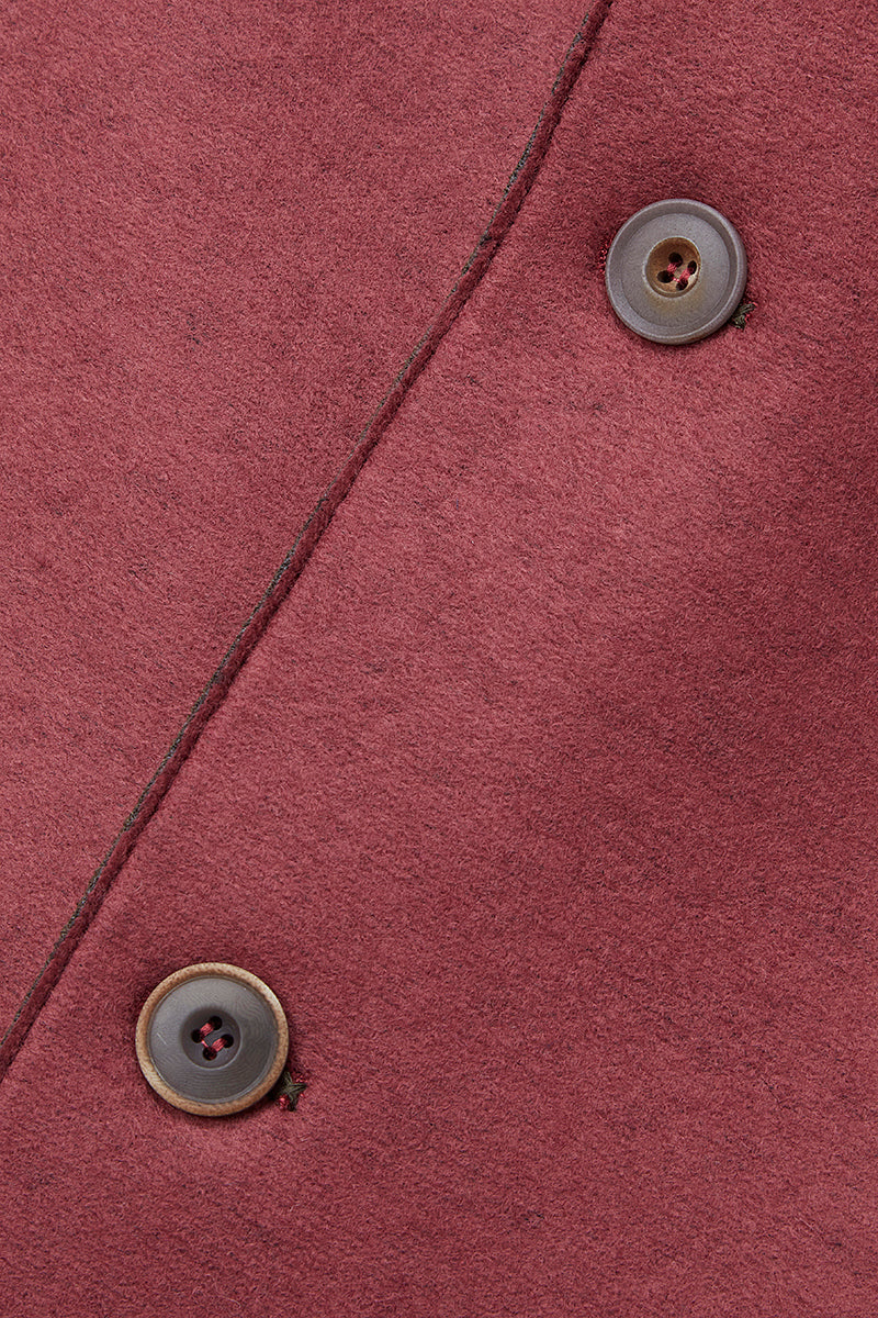 KI156 ボンディングジャケット / Col:LAMPONE ラズベリー