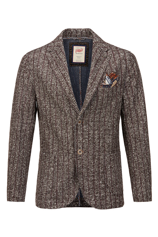 HARLOW203 シャドーストライプライトウールジャケット / Col:VAR1 グレー系