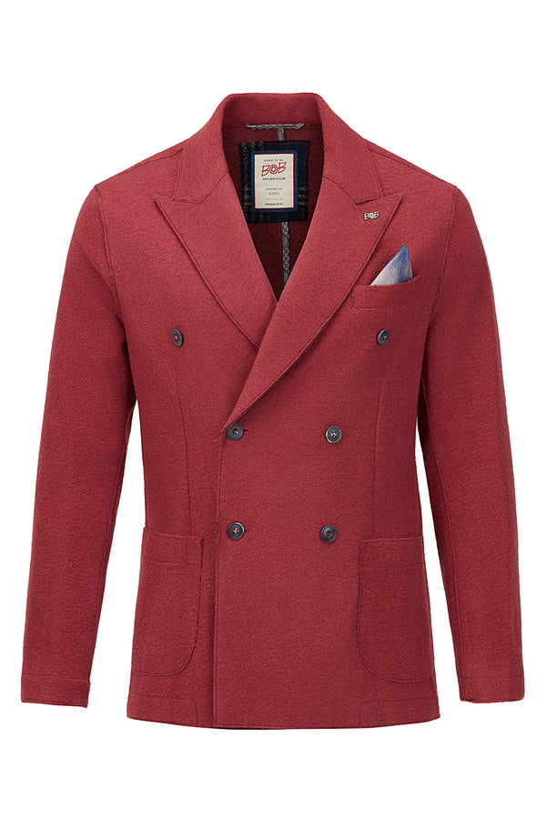 BING159JP ライトボンディング ダブルブレストジャケット / Col:LAMPONE ラズベリー