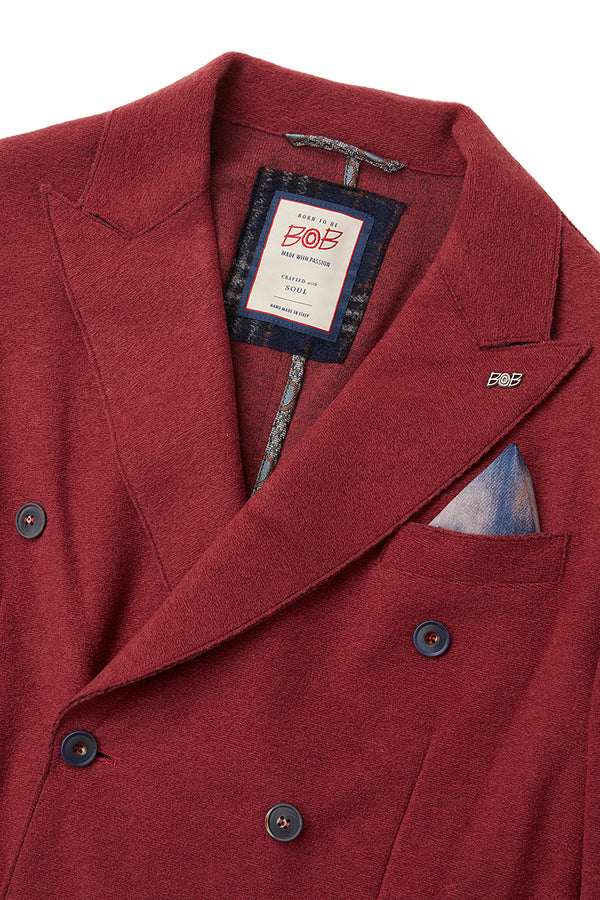 BING159JP ライトボンディング ダブルブレストジャケット / Col:LAMPONE ラズベリー