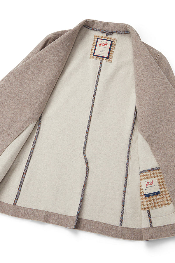 SOFT139 ライトボンディングジャケット / Col:COL1 グレイッシュベージュ