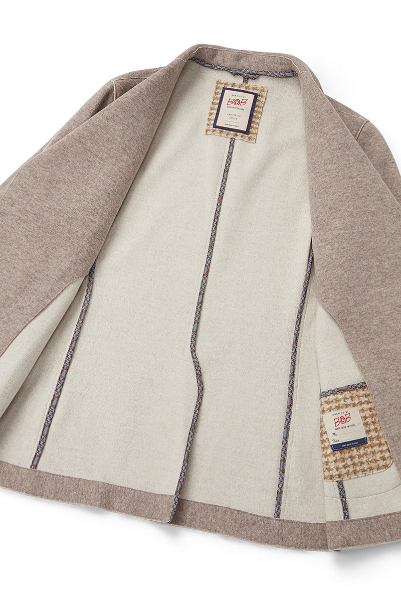 SOFT139 ライトボンディングジャケット / Col:COL1 グレイッシュベージュ