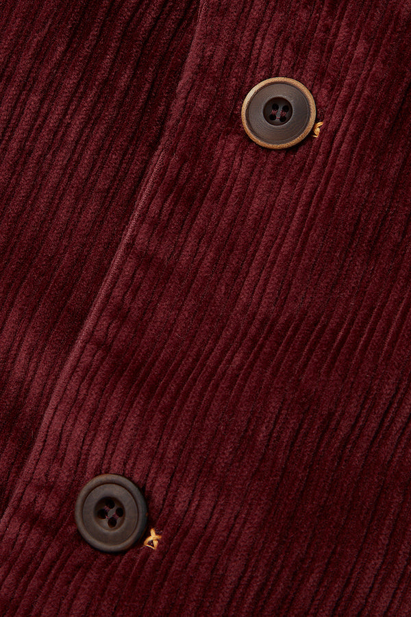 TACK118 コーデュロイマテリアル ジャケット / Col:BORDEAUX