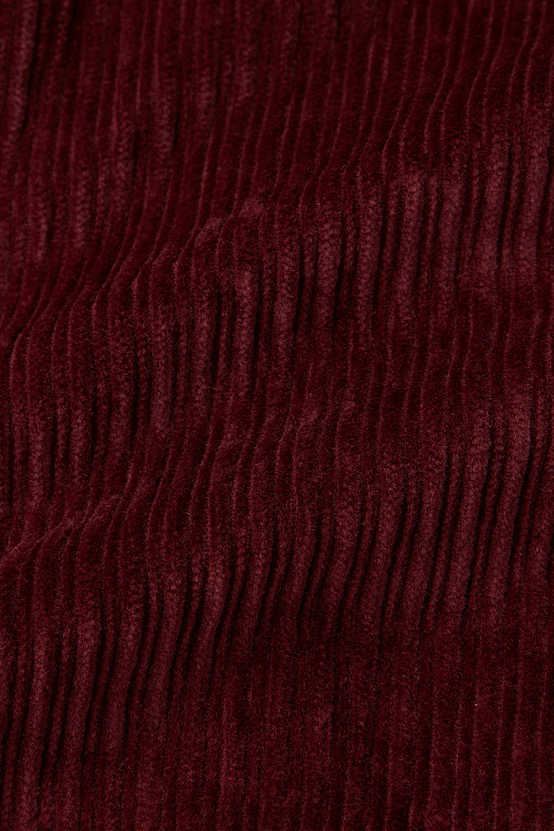 TACK118 コーデュロイマテリアル ジャケット  / Col:BORDEAUX