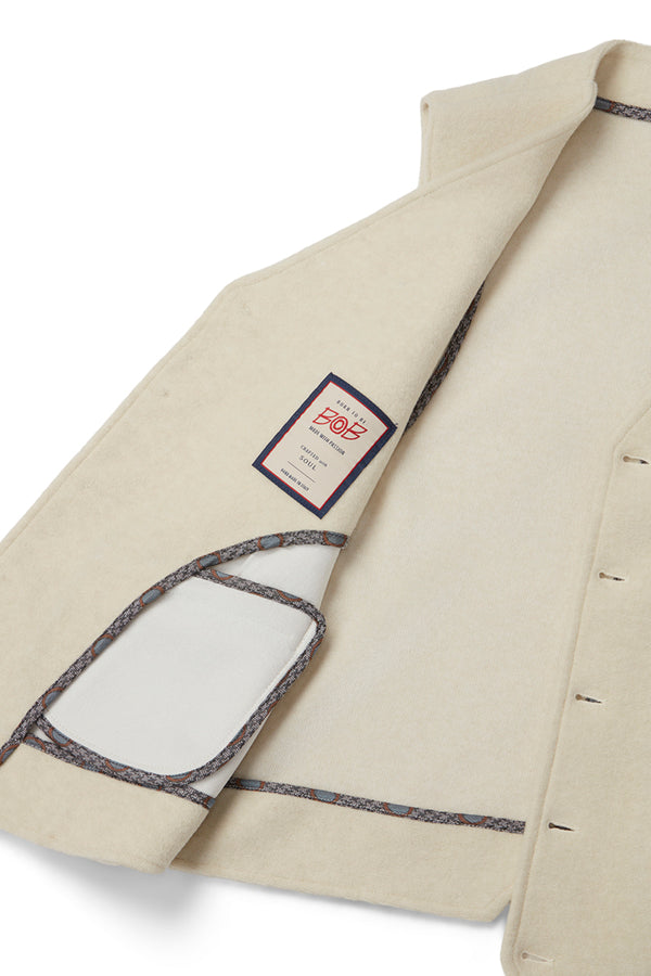 DRUG159 プレーンニットジレ / COL:PANNA ホワイト系