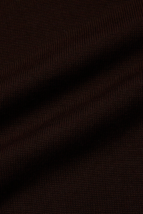 LUBE リバーシブルハイネックニット / COL:MORO&BORDEAUX ブラウン&ボルドー