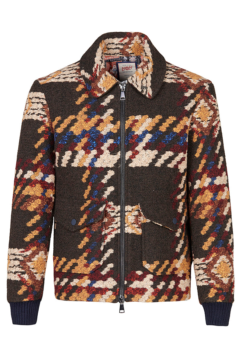 PIER146 ネイティブパターンボアジャケット / Col:VAR1