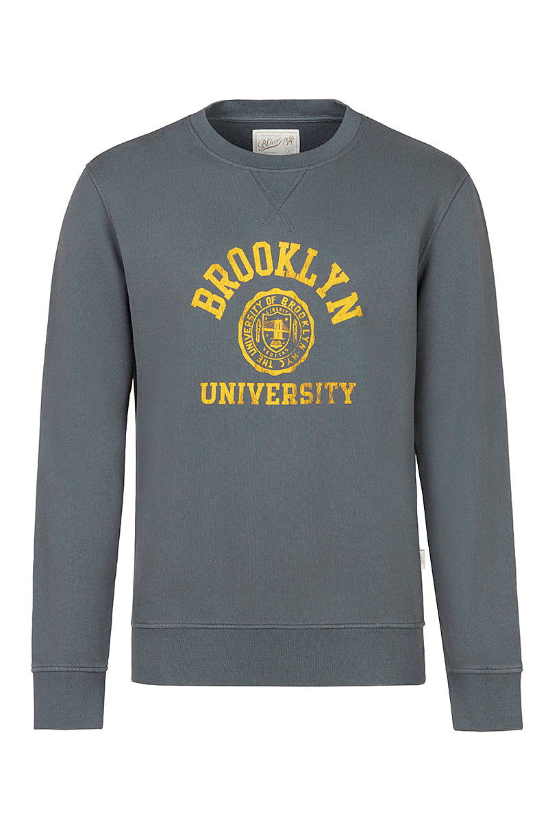 【B’lKER】 カレッジロゴスウェット / Col:FADED BLK フェードブラック