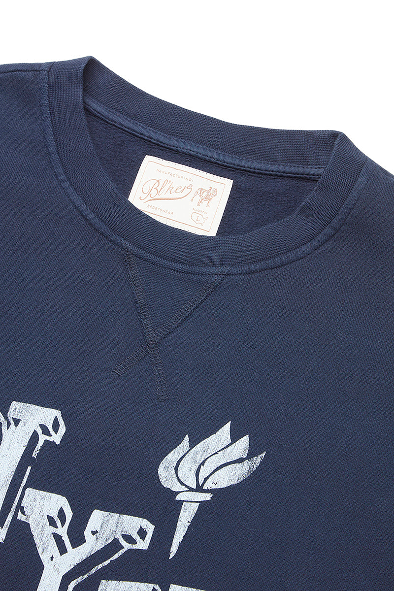 【B’lKER】 ヴィンテージロゴスウェット / Col:NAVY ネイビー系