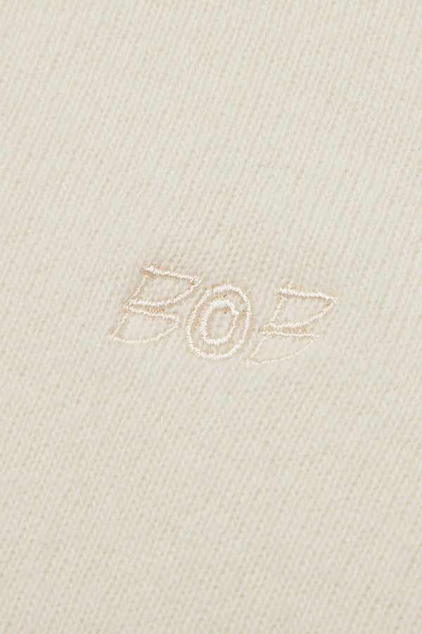 RIVER カシミヤブレンドタートルネックニット / COL:LATTE ホワイト系