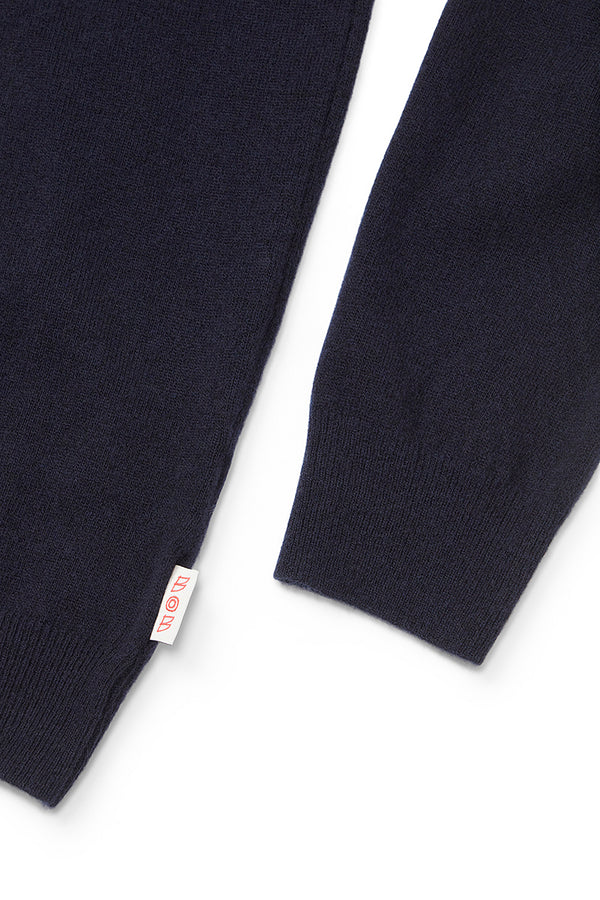 FOSTER カシミヤブレンドハイゲージニット / COL:NAVY ネイビー系