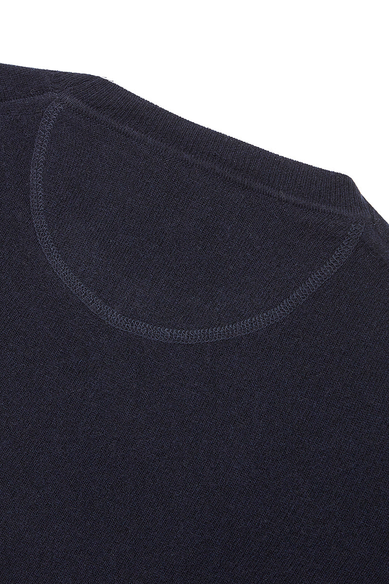 FOSTER カシミヤブレンドハイゲージニット / COL:NAVY ネイビー系