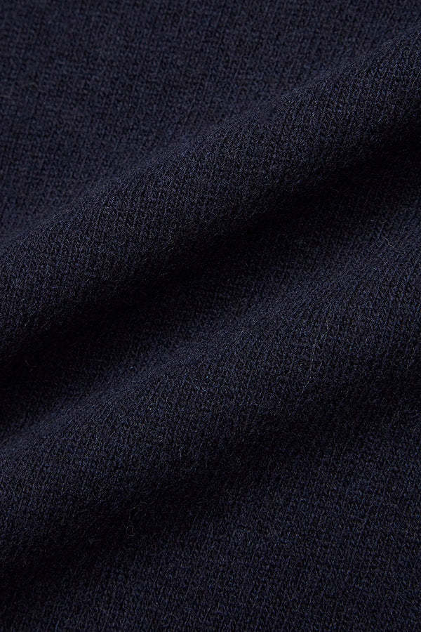 FOSTER カシミヤブレンドハイゲージニット / COL:NAVY ネイビー系