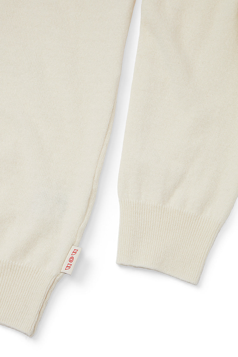 FOSTER カシミヤブレンドハイゲージニット / COL:LATTE ホワイト系