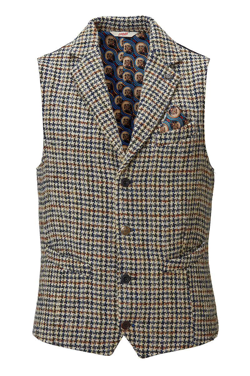 OFF123 ガンクラブチェックパターンジレ / COL:VAR1 グリーン系