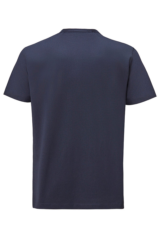 【REIGN】シルケットTシャツ / Col:BLU ネイビー系