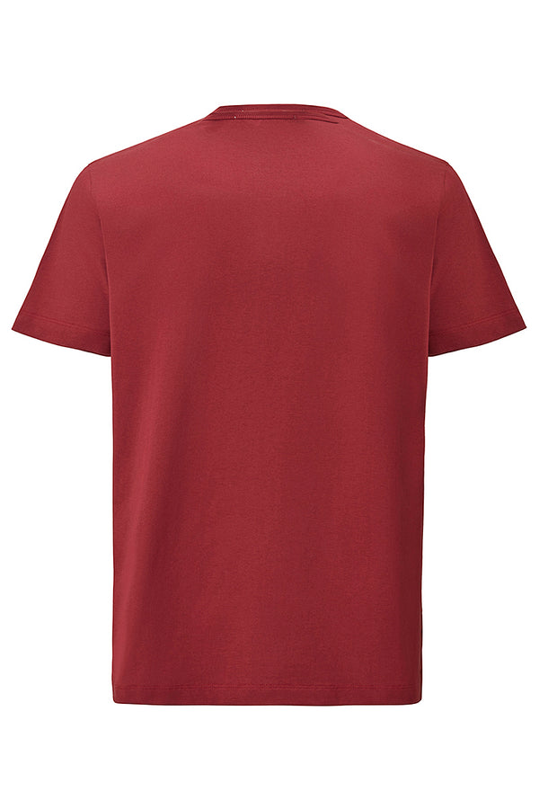 【REIGN】シルケットTシャツ / Col:ROSEBAY ボルドー系