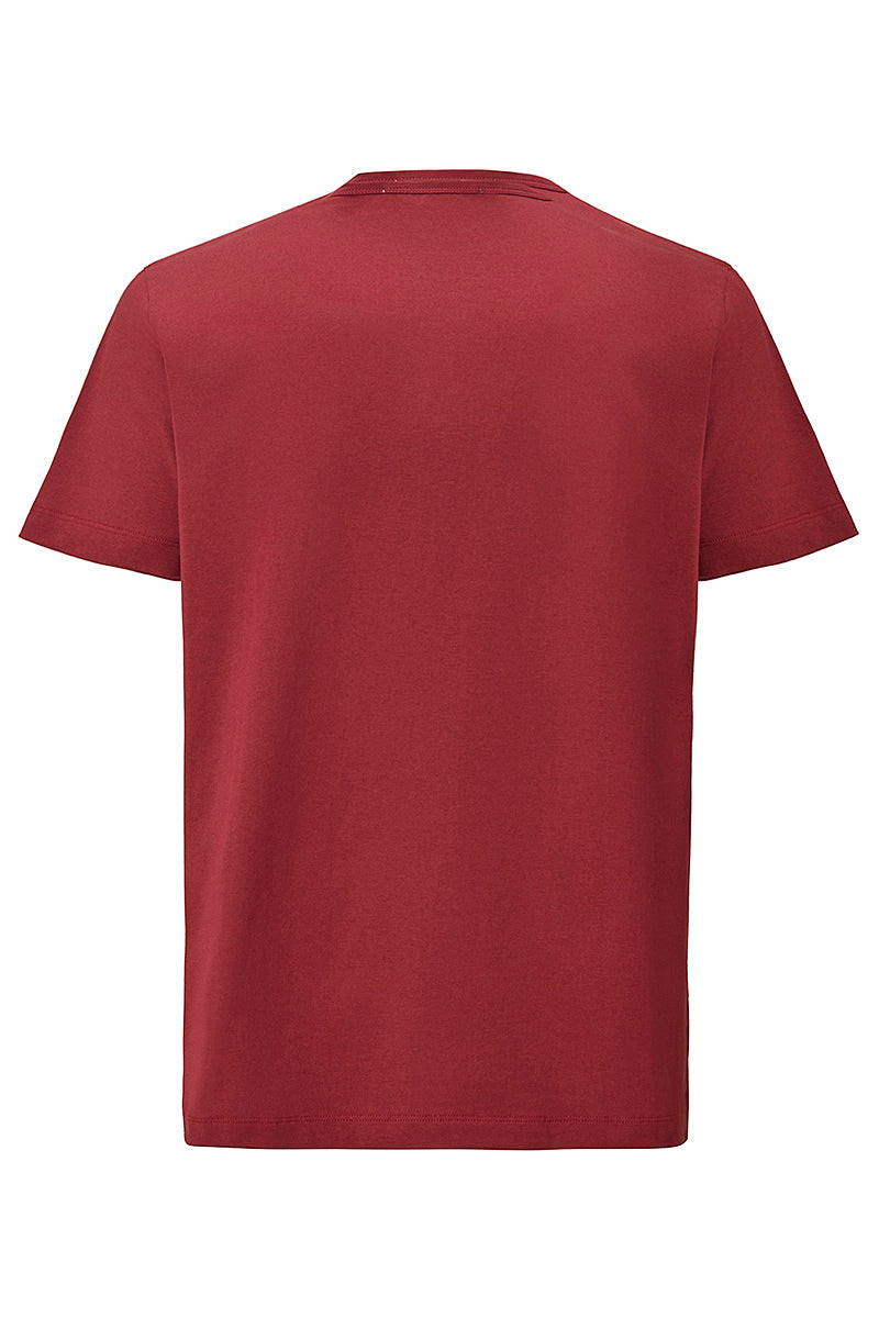 【REIGN】シルケットTシャツ / Col:ROSEBAY ボルドー系