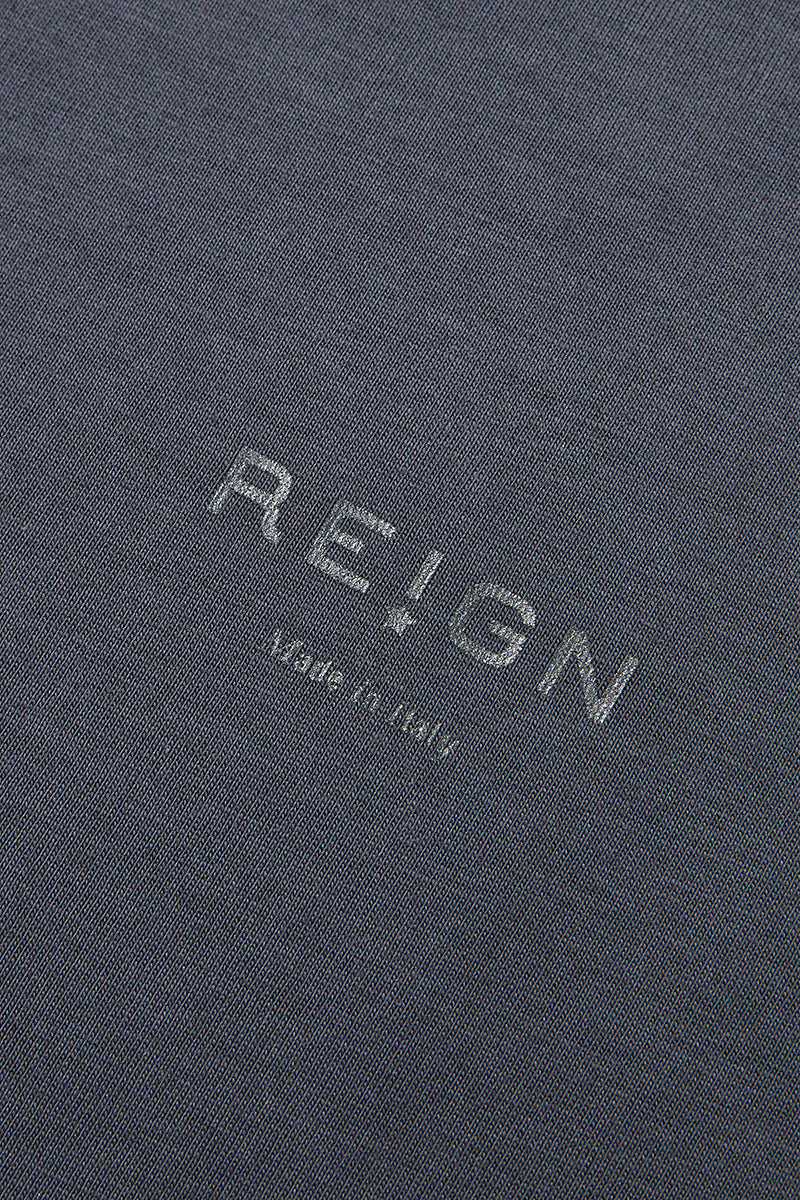 【REIGN】シルケットTシャツ / Col:PIETRA グレー系