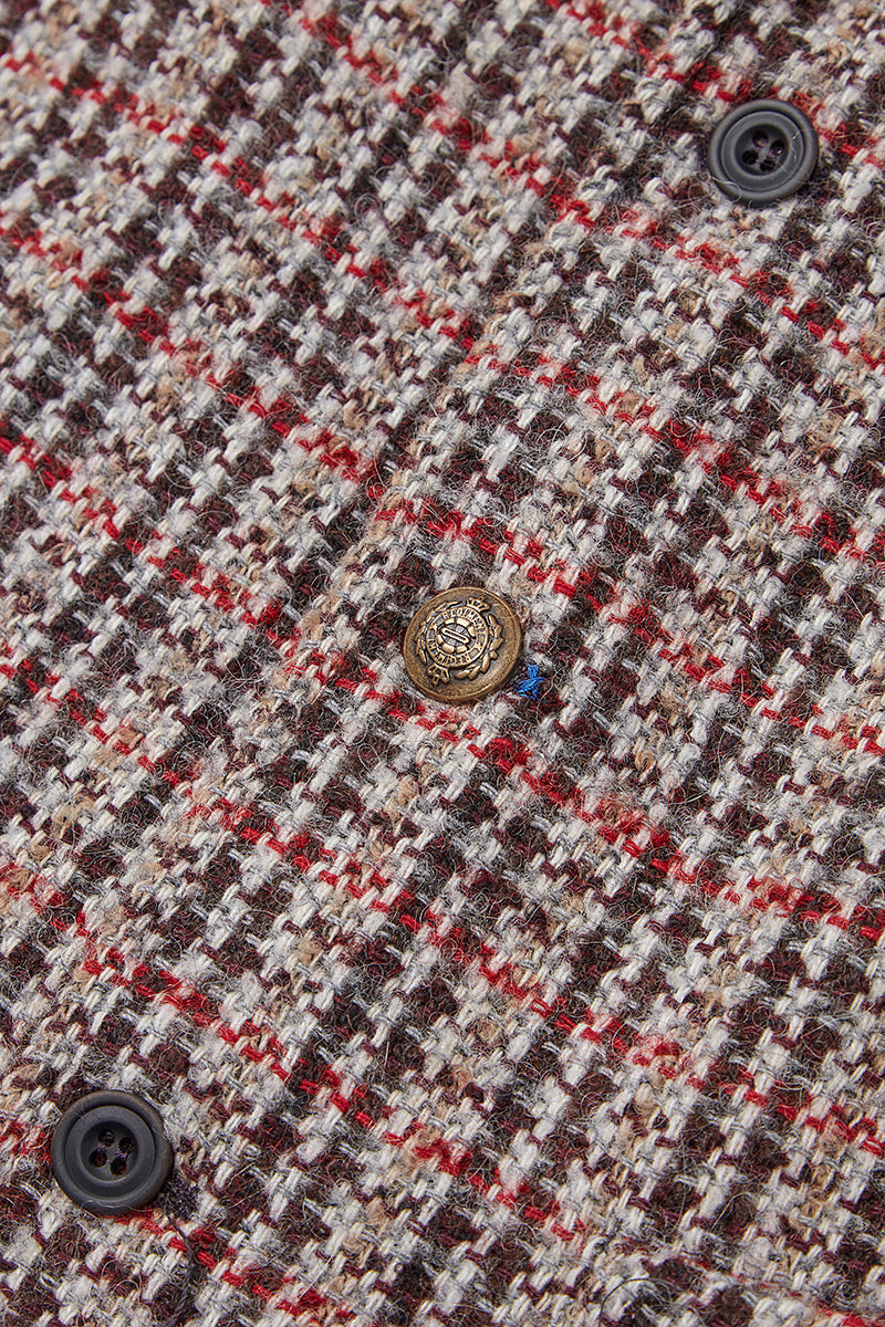 OFF123 ガンクラブチェックパターンジレ / COL:VAR3 レッド系