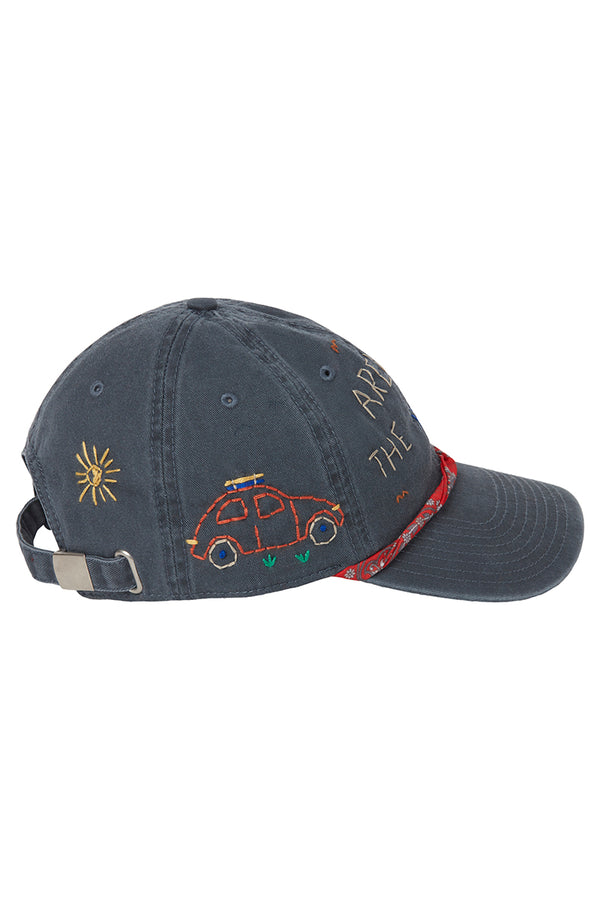HAT ハンドステッチキャップ / NAVY ネイビー