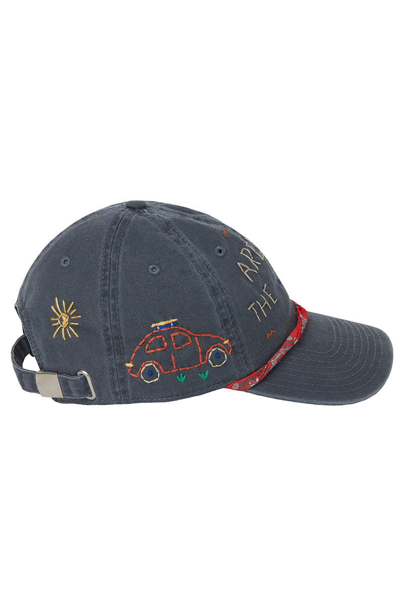HAT ハンドステッチキャップ / NAVY ネイビー