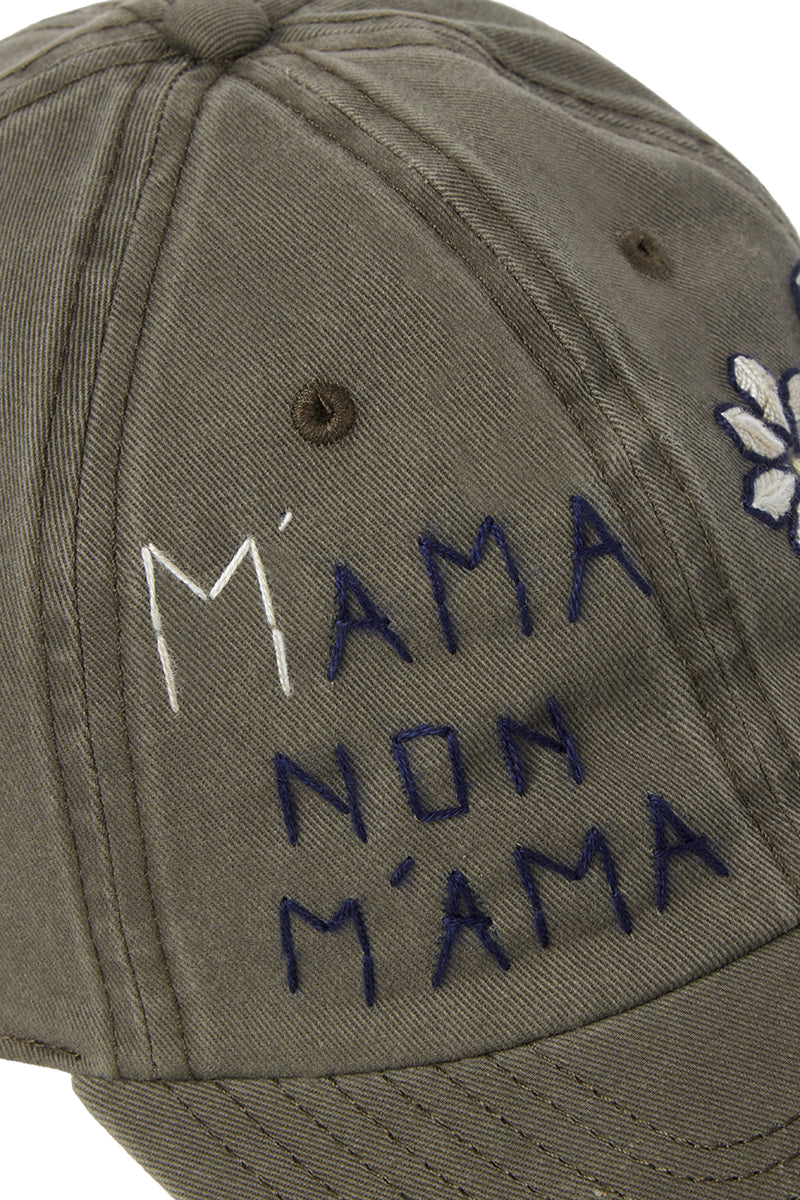 HAT ハンドステッチキャップ / OLIVIA オリーブグリーン